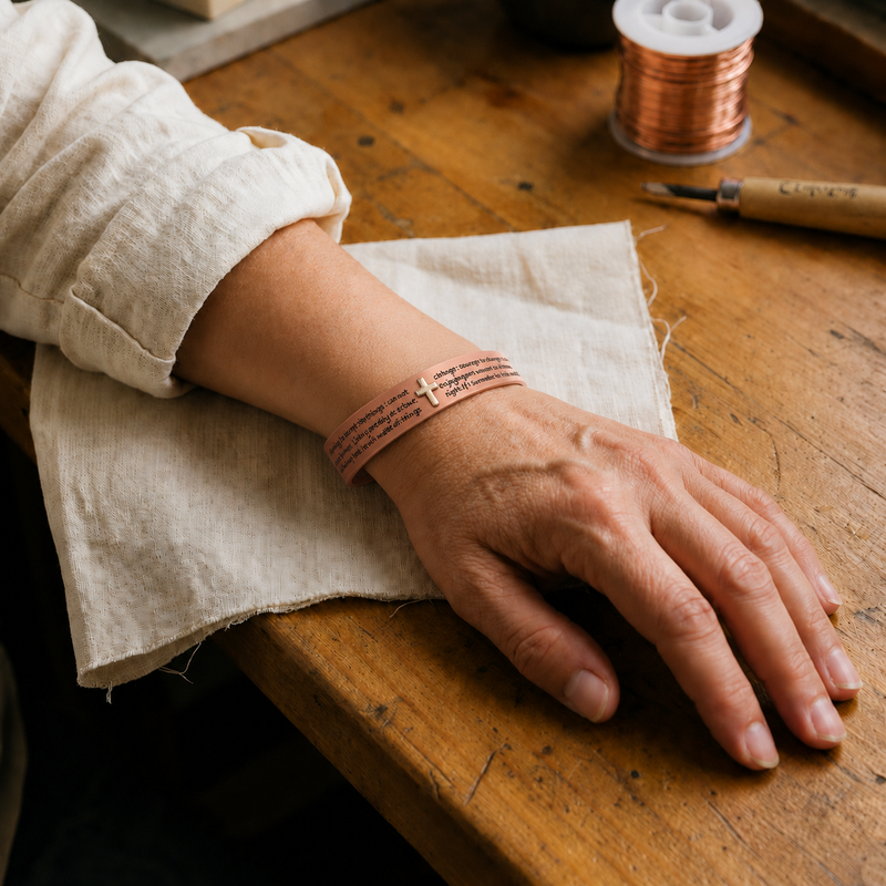 Ella's Creed Copper Bracelet