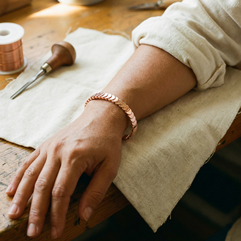 Ella's Tide Copper Bracelet