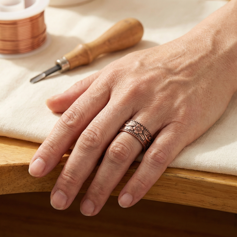 Ella's Petal Copper Ring
