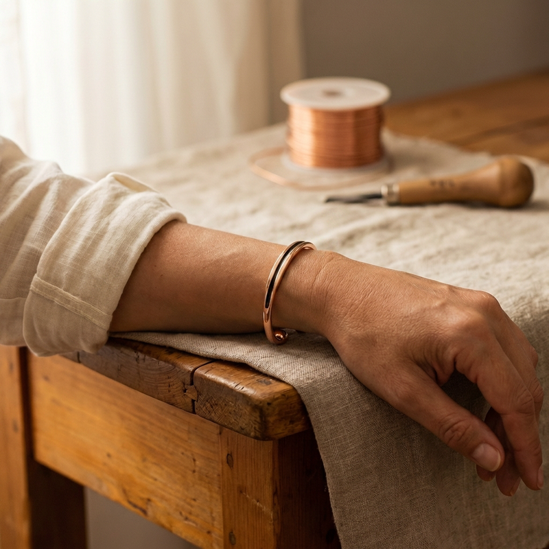 Ella's Vein Copper Bracelet