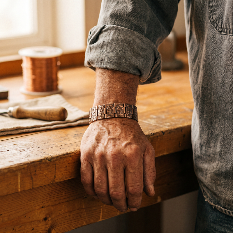 Ella's Grit Men's Copper Bracelet