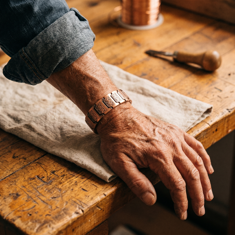 Ella's Glen Men's Copper Bracelet