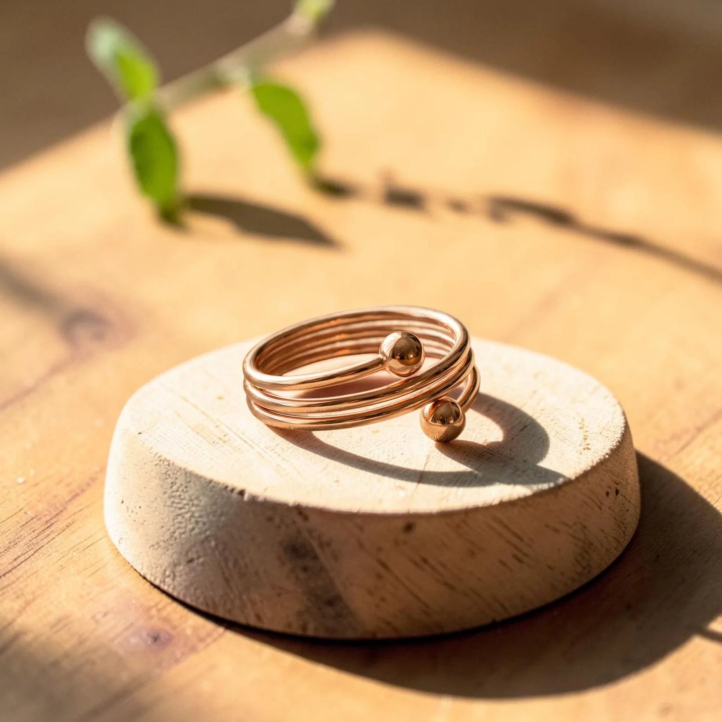 Ella's Silt Copper Ring Gold