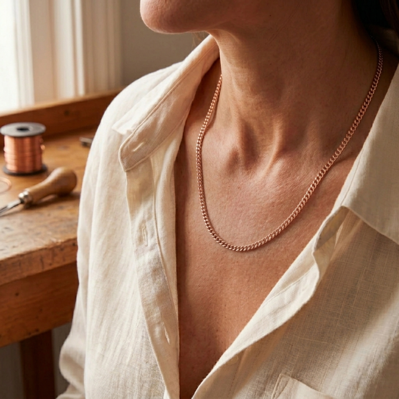 Ella's Chain Copper Necklace