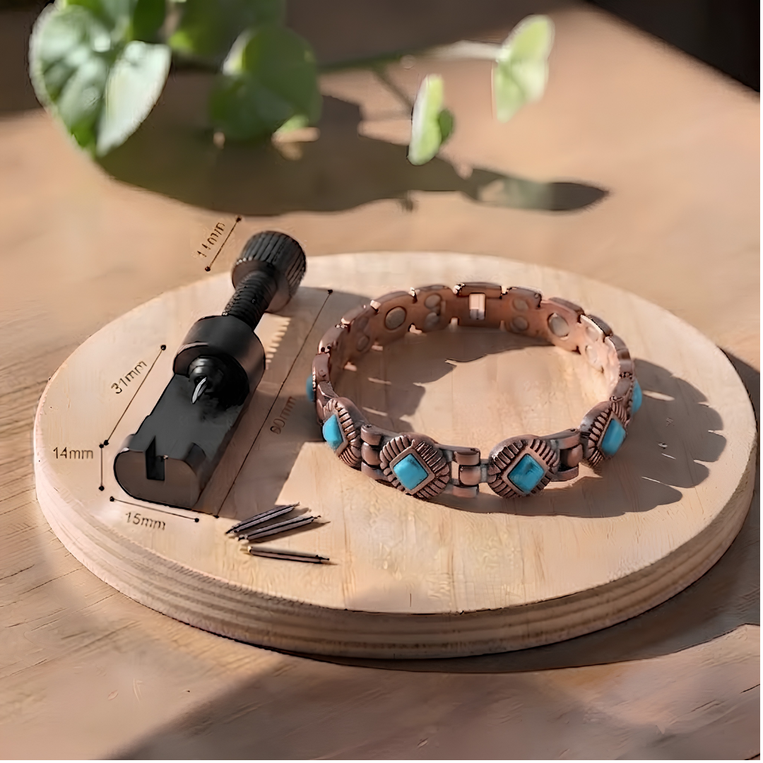 Ella's Clivia Big Copper Bracelet