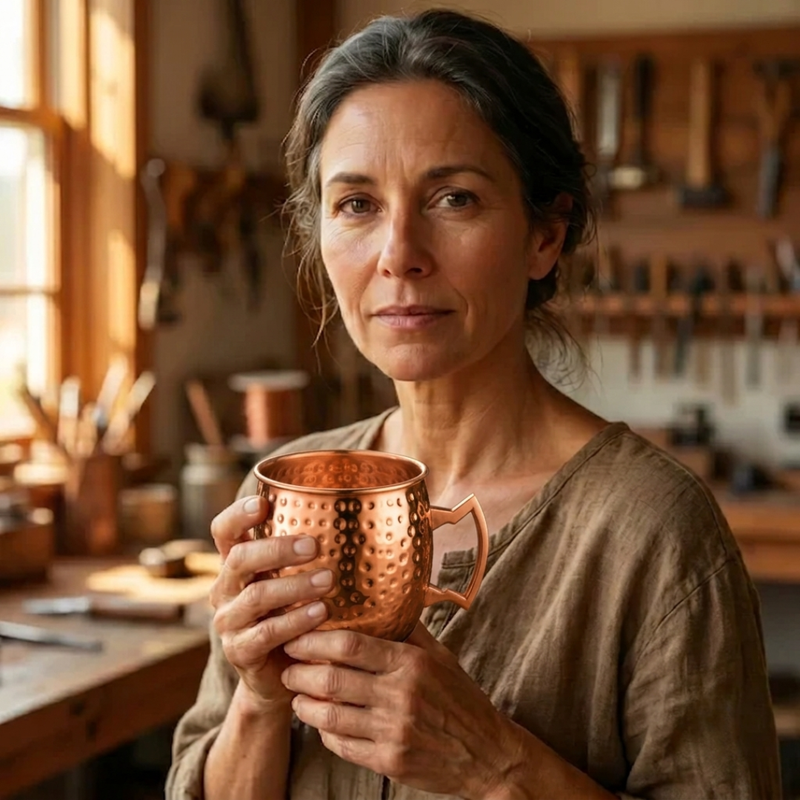 Ella's Copper Puncta Mug 350ml