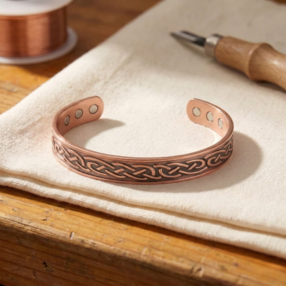 Ella's Lavandula Copper Bracelet