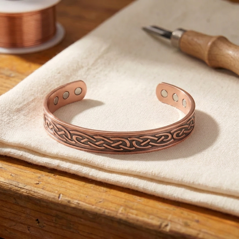 Ella's Lavandula Copper Bracelet