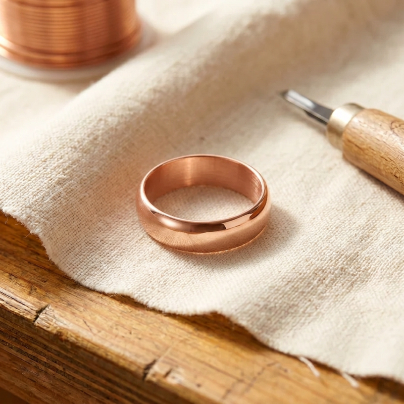 Ella's Plain Copper Ring