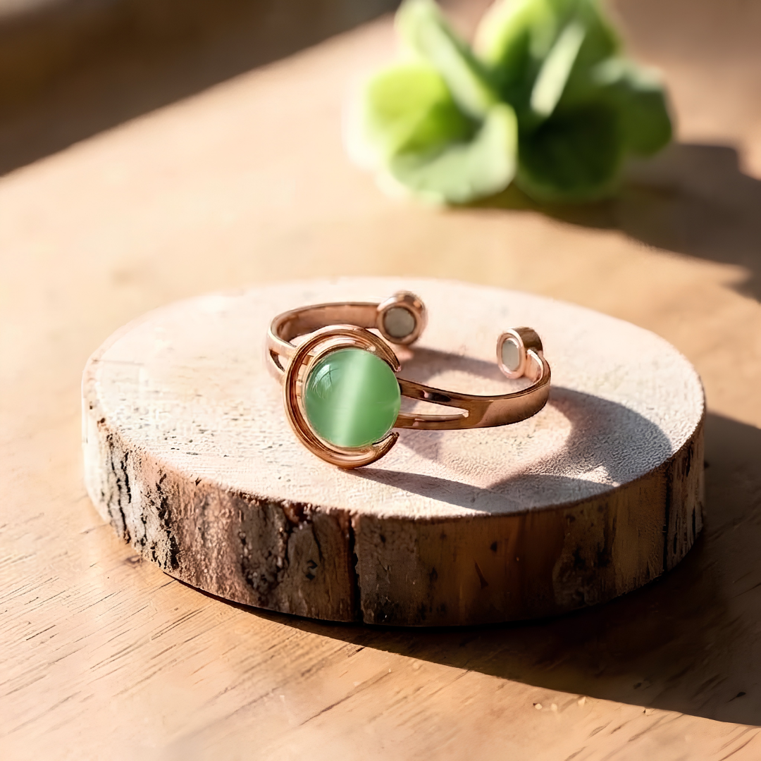 Ella's Glow Blue Copper Bracelet