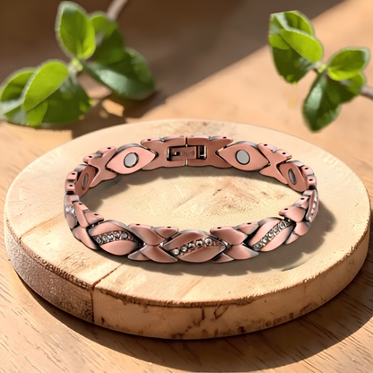 Ella's Gladiolus Big Copper Bracelet