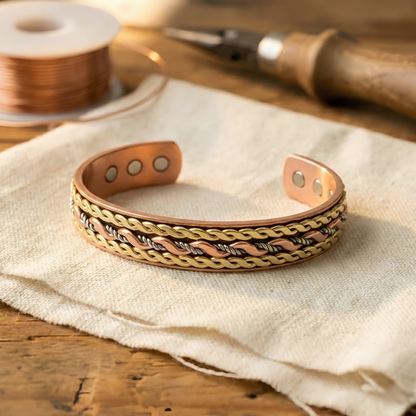 Ella's Wave Copper Bracelet