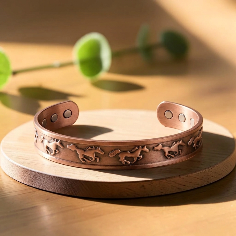 Ella's Horse Copper Bracelet