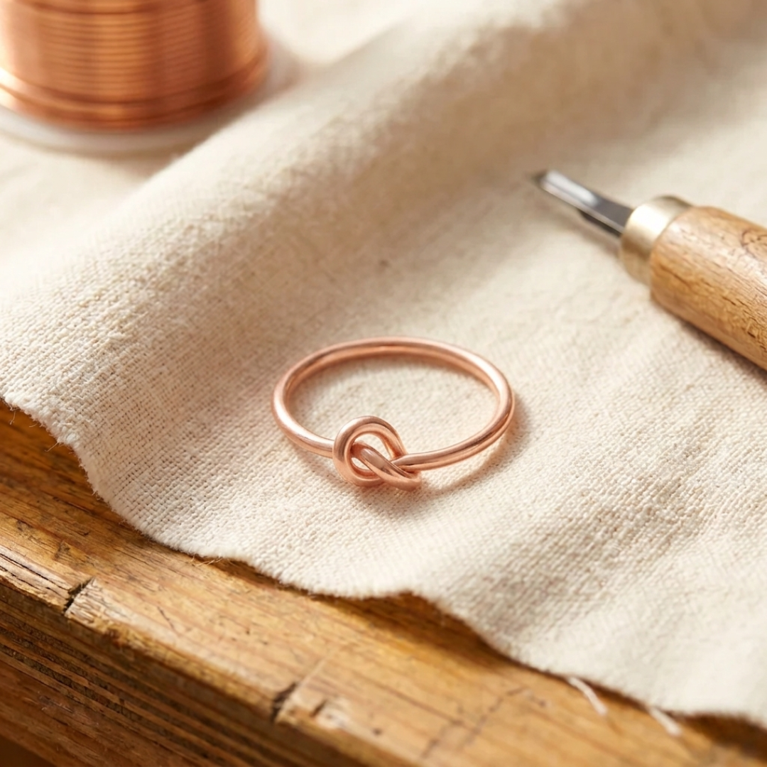Ella's Lace Copper Ring