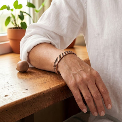Ella's Lilium Copper Bracelet