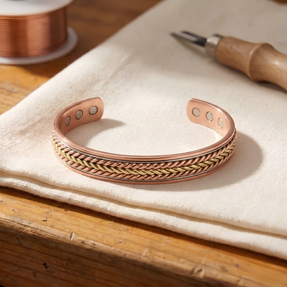 Ella's Weave Copper Bracelet