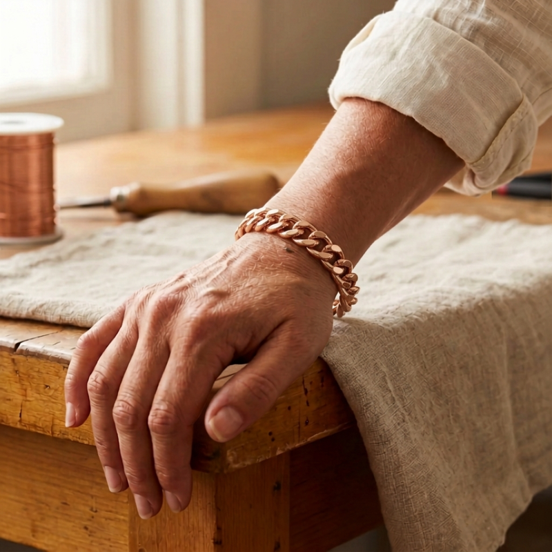 Ella's Cuffo Copper Bracelet