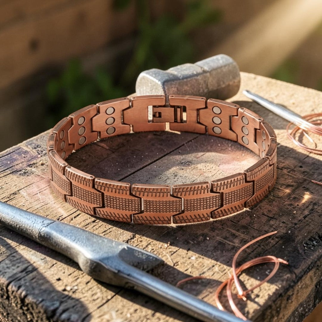 Ella's Rails Men's Copper Bracelet