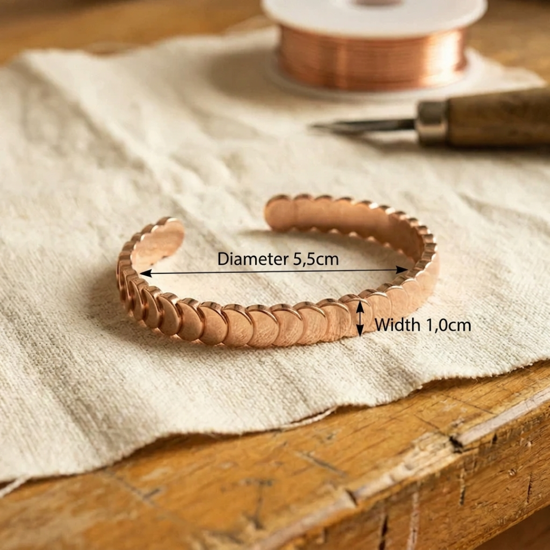 Ella's Tide Copper Bracelet