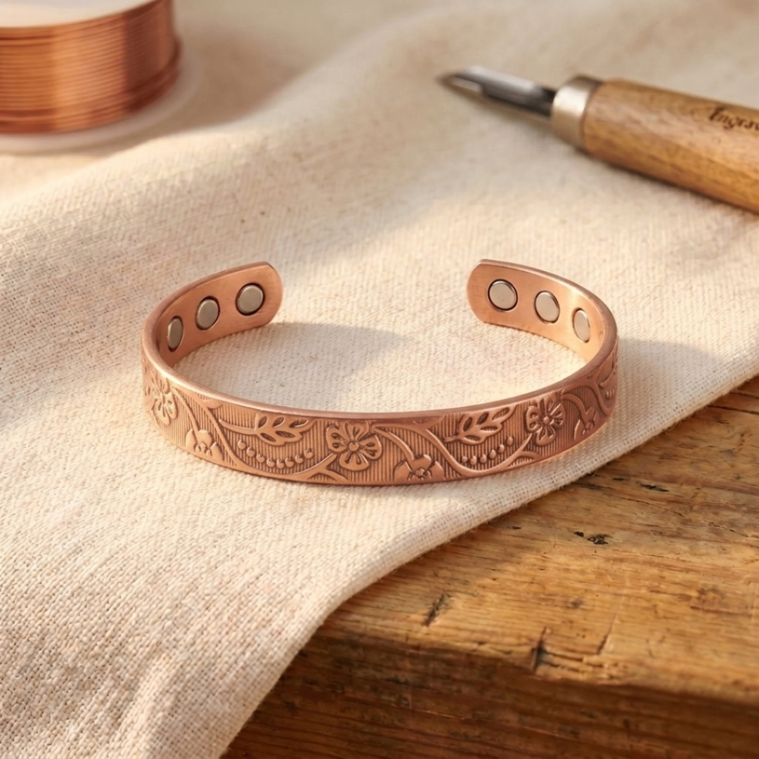 Ella's Bloom Copper Bracelet