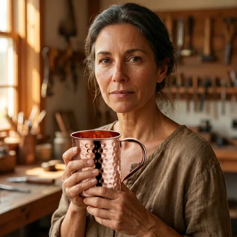 Ella's Copper Drip Mug 400ml