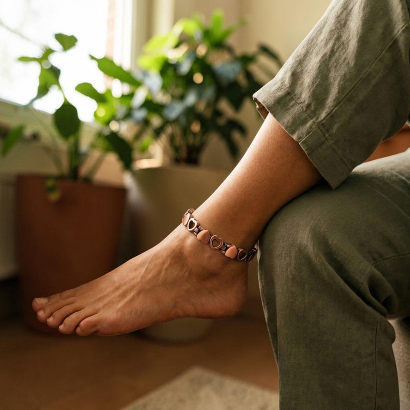 Ella's Amor Copper Anklet