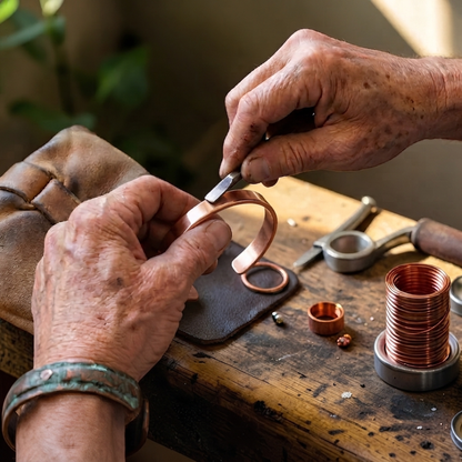 Ella's Cosmos Copper Bracelet