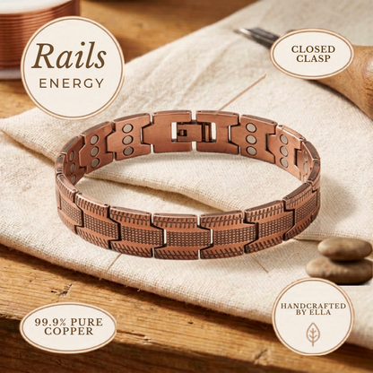 Ella's Rails Copper Bracelet