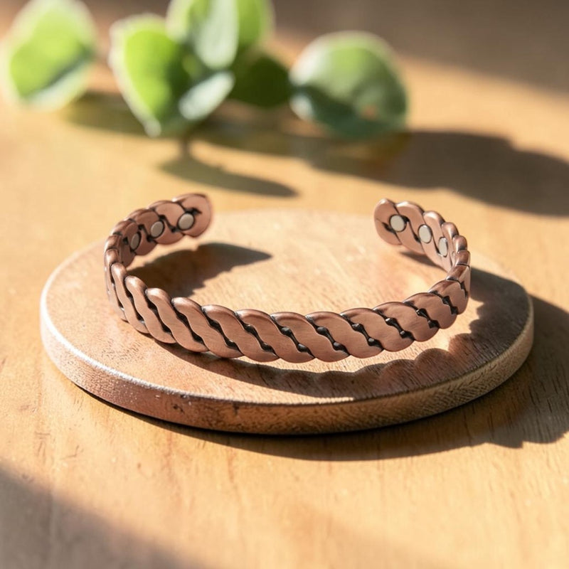 Ella's Ribbel Copper Bracelet