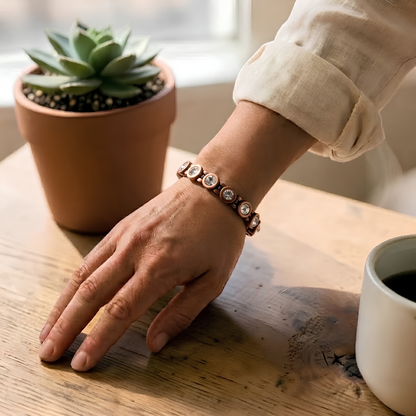Ella's Ember Copper Bracelet