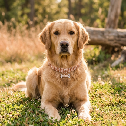 Ella's Loyal Copper Dog Collar