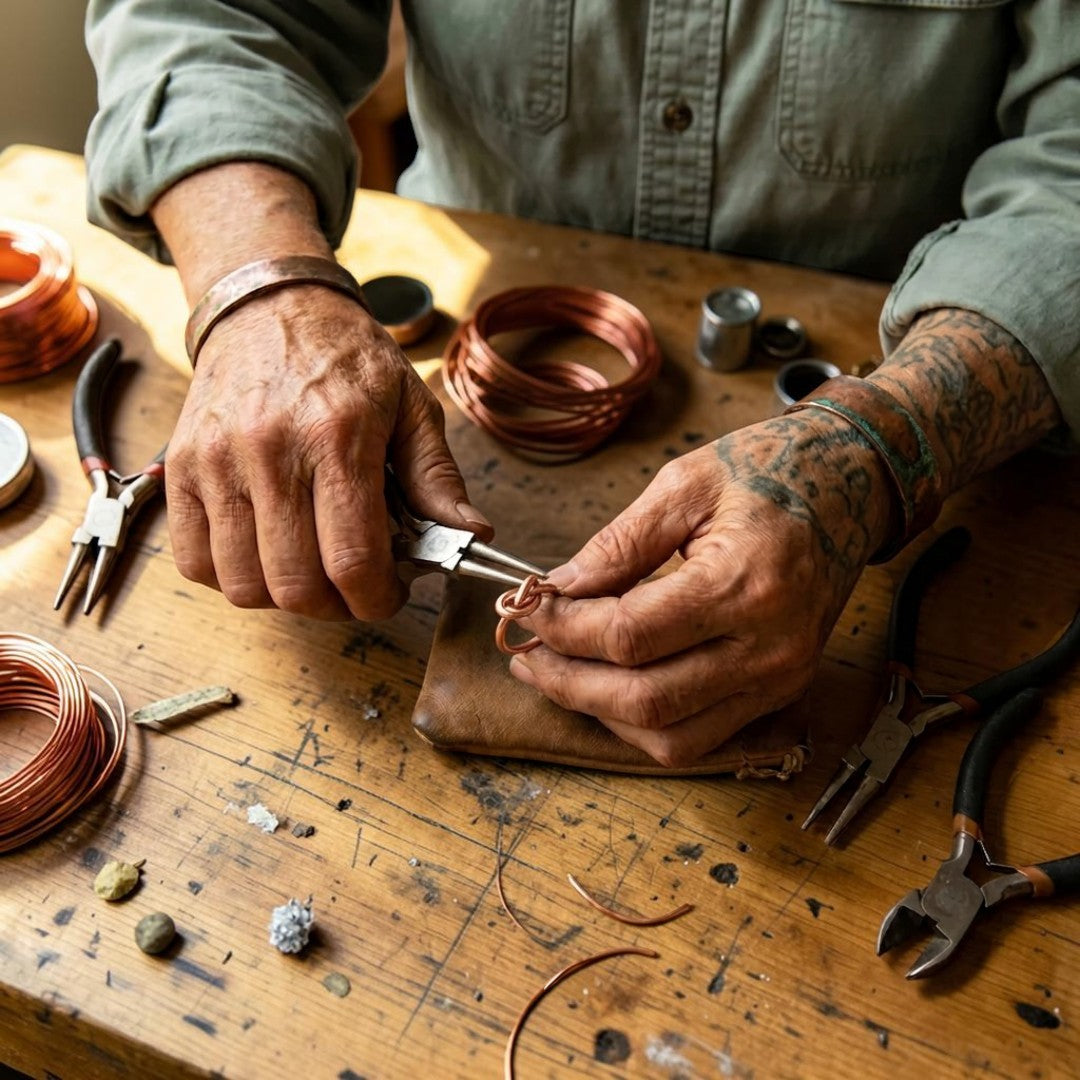 Ella's Lace Copper Ring