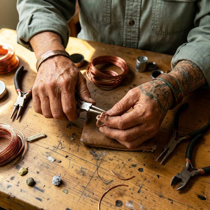Ella's Lace Copper Ring