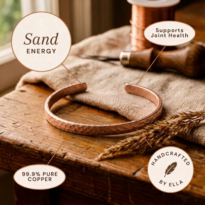 Ella's Sand Copper Anklet