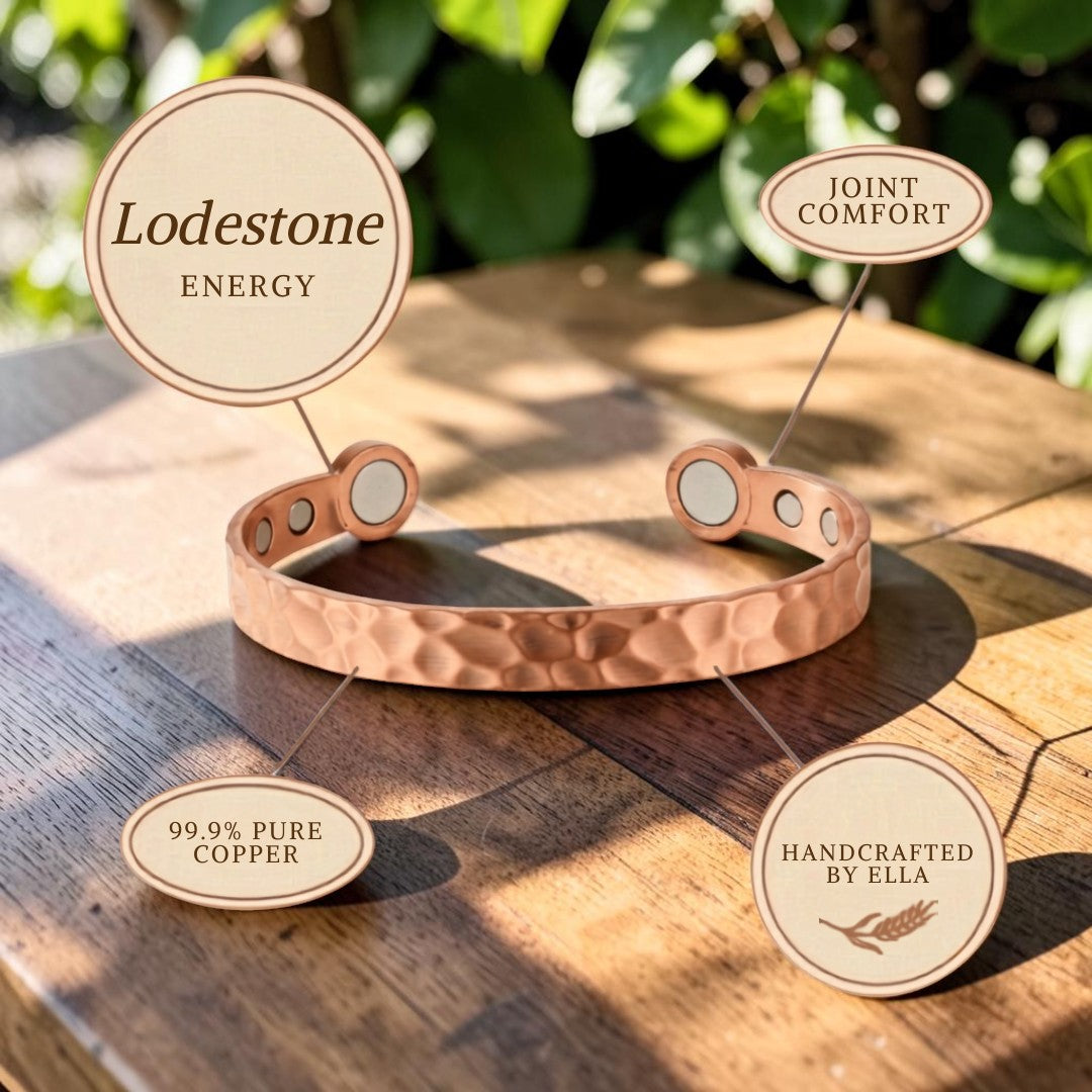 Ella's Lodestone Copper Bracelet