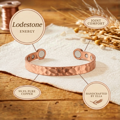 Ella's Lodestone Copper Bracelet