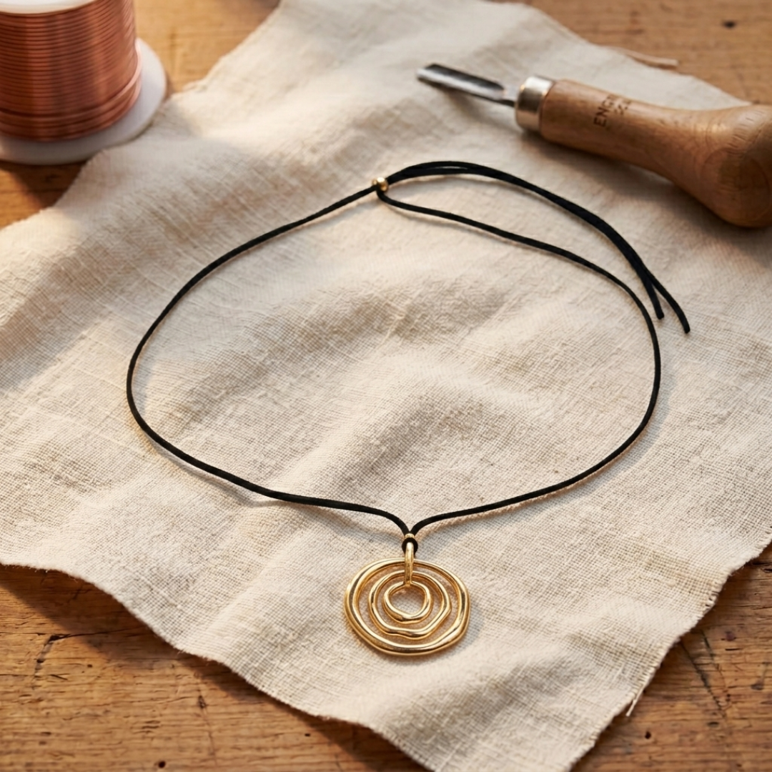 Ella's Toller Copper Necklace