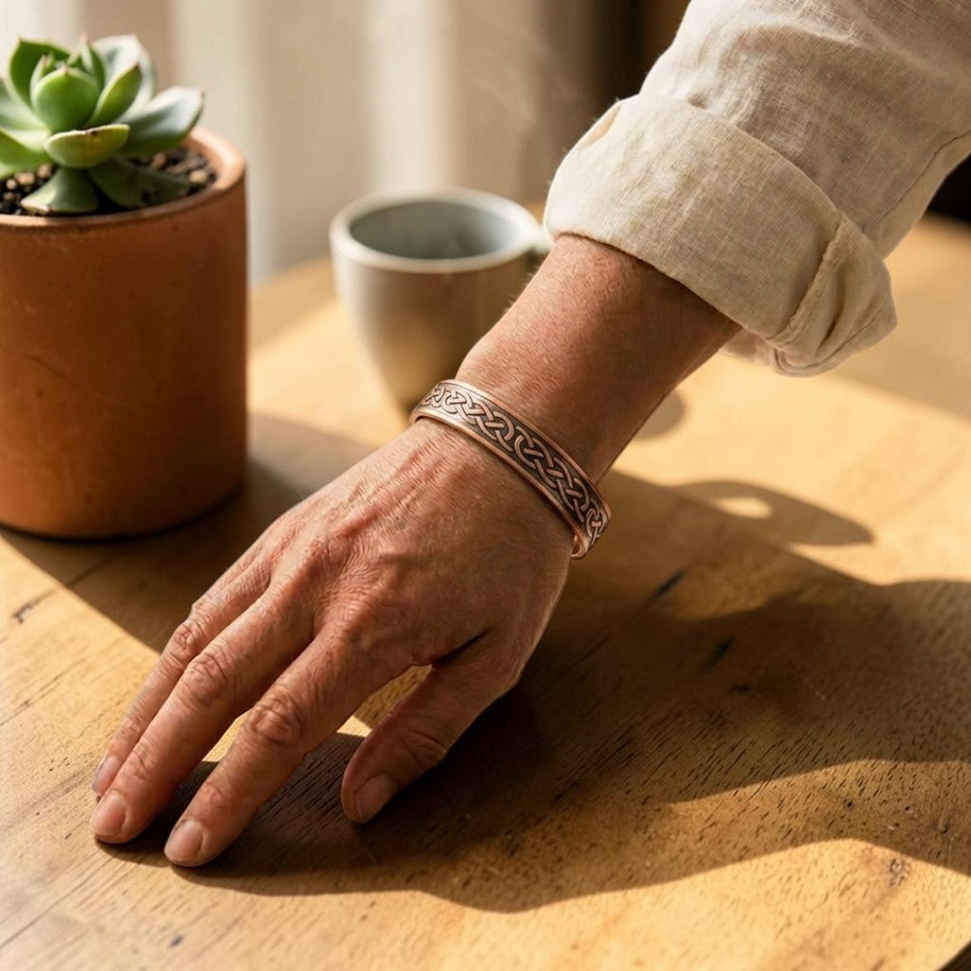 Ella's Lavandula Copper Bracelet