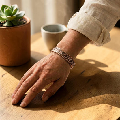 Ella's Lavandula Copper Bracelet