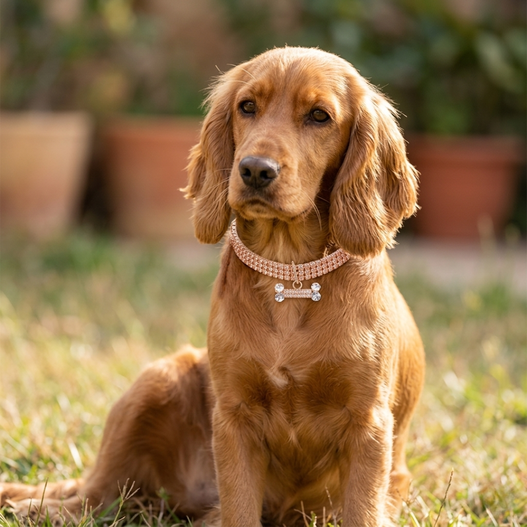 Ella's Loyal Copper Dog Collar