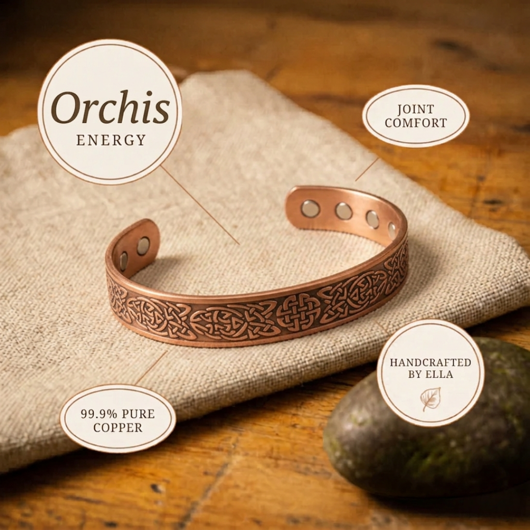 Ella's Orchis Copper Bracelet