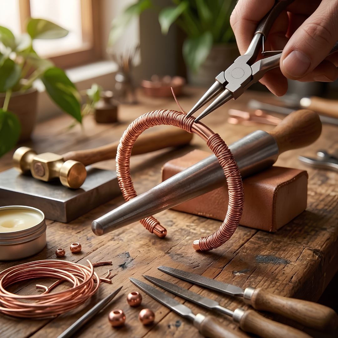 Ella's Atlas Copper Bracelet