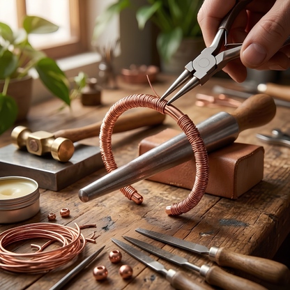 Ella's Atlas Copper Bracelet