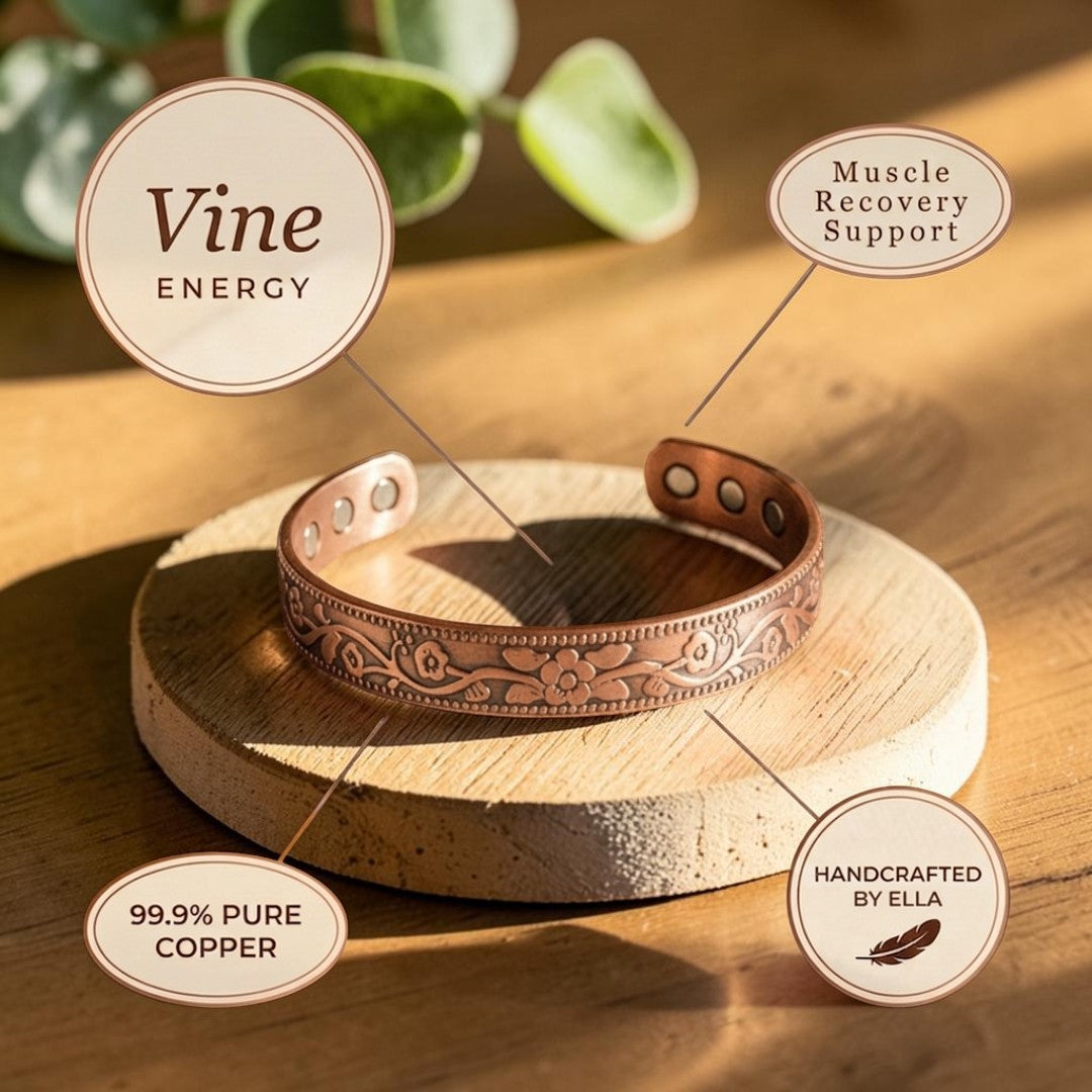 Ella's Vine Copper Bracelet