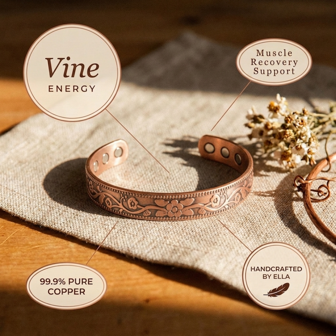Ella's Vine Copper Bracelet