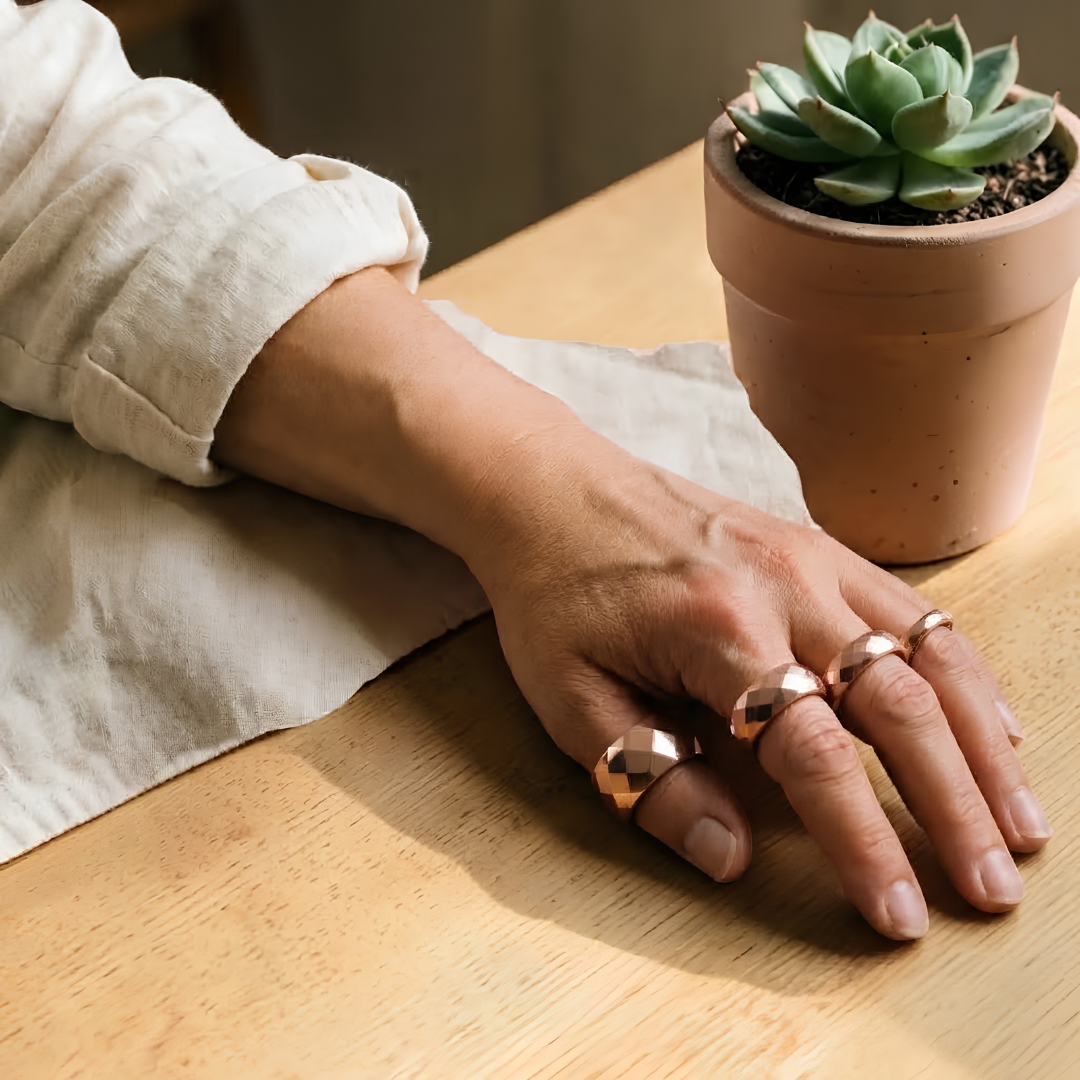 Ella's Dint Copper Ring