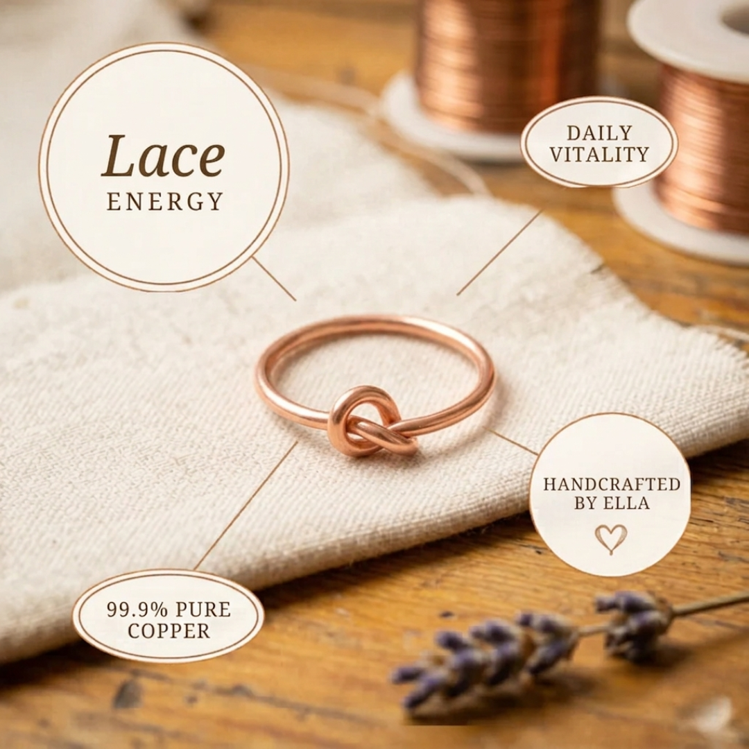 Ella's Lace Copper Ring