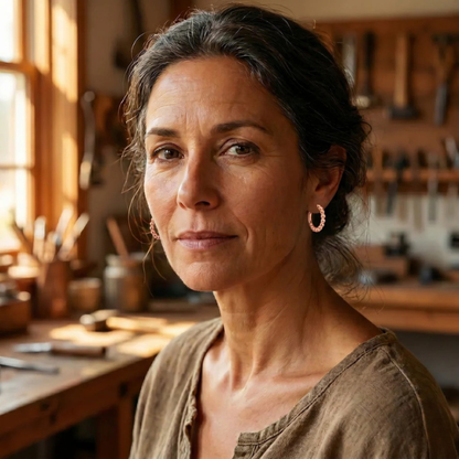 Ella's Small Copper Earrings