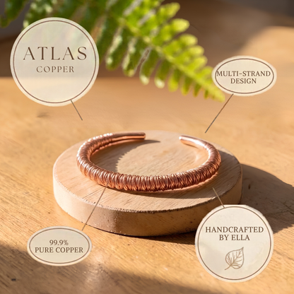 Ella's Atlas Copper Bracelet