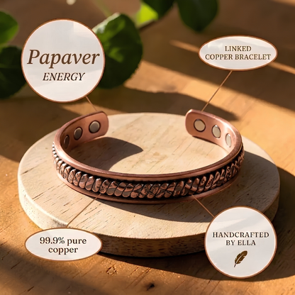 Ella's Papaver Copper Bracelet